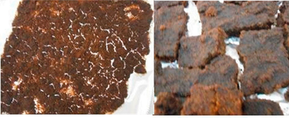 Extracción del biopolímero con cáscara de banano seco.